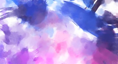 El yapımı sürreal soyut desenli suluboya. Modern sanatsal resim. 2D çizim. Arkaplan boyası karışımı. Yaratıcı duvar sanatı. Çağdaş sanat