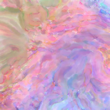 Çağdaş sanat. El işçiliğinin renkli dokusu. Modern resim. Yüzeyde suluboya vuruşlar. Sanatsal arkaplan resmi. Tablo üzerinde soyut resim. Fırça darbeleri.