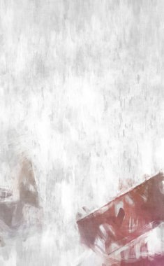 Soyut arkaplanda pürüzlü fırça darbeleri. Fırça boyası. Renkli boya darbeleri. Eşsiz duvar sanatı. Tuvaldeki modern sanat. Renkli çağdaş sanat eserleri. 