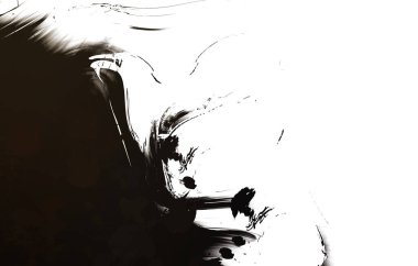 Duvar sanatı Eşsiz ve yaratıcı illüstrasyon. Fırça darbesi ile boyanmış. Renkli fırça darbelerinin soyut arkaplanı. Fırçalanmış canlı duvar kâğıdı. Boyalı sanatsal yaratım.