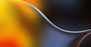 Soyut arkaplan. Değişken renk değişim dalgaları, dinamik hareketlerle. Işık dalgalarının neon renkli soyut tasarımı. Duvar kağıdı, afiş, arkaplan, kart, kitap illüstrasyonu, web sitesi.