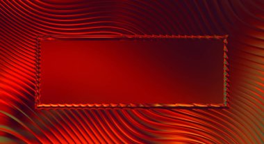 Soyut çerçeveli arkaplan. Renkli, canlı, dalgalı bir duvar kağıdı. Merkezi çerçeveli yaratıcı grafik 2d çizim. Dinamik şekilli modaya uygun sıvı örtüsü.