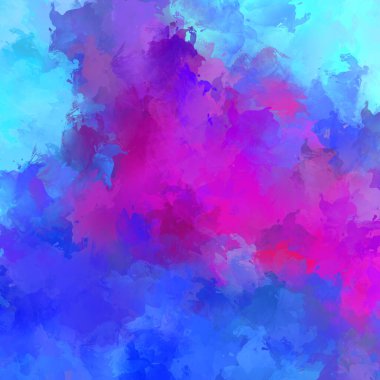 Boya darbeleri. 2D İllüstrasyon. Taranmış Boyalı Soyut Arkaplan. Fırça darbesi ile boyanmış. Modern sanat.