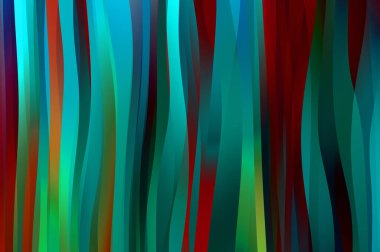 Soyut arkaplan. Renkli dalgalı tasarım duvar kağıdı. yaratıcı grafik 2D çizim. Dinamik şekilli modaya uygun sıvı örtüsü.