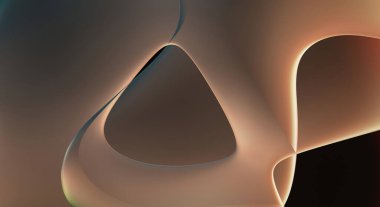 Soyut arkaplan. Değişken renk değişim dalgaları, dinamik hareketlerle. Işık dalgalarının neon renkli soyut tasarımı. Duvar kağıdı, afiş, arkaplan, kart, kitap illüstrasyonu, web sitesi.