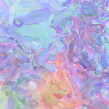 El yapımı sürreal soyut desenli suluboya. Modern sanatsal resim. 2D çizim. Arkaplan boyası karışımı. Yaratıcı duvar sanatı. Çağdaş sanat.