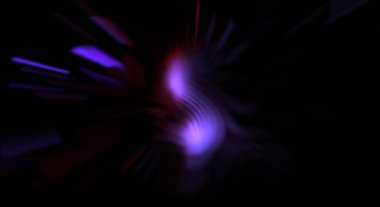 Işık parçacık izleri. Parlayan parçacıkları ve çizgileri olan ışık patlaması yıldızı. Güzel hareketli soyut ışın arkaplanı.