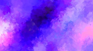 Renkli fırça darbelerinin 2D çizimi. Dekoratif desenli resim. canlı boya desenli arkaplan.