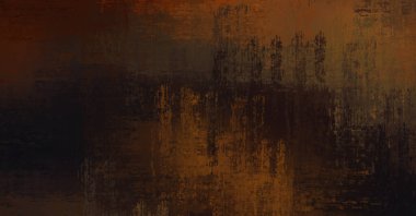 Çapraz vahşi fırça darbeleriyle arka plan. Renkli ve canlı bir tasvir. Boyalı sanat. Yaratıcı soyut resim.