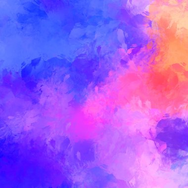 Boya darbeleri. 2D İllüstrasyon. Taranmış Boyalı Soyut Arkaplan. Fırça darbesi ile boyanmış. Modern sanat.