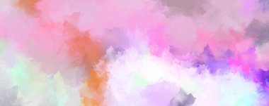 Sanatsal soyut arkaplan. Doku boyalı duvar kağıdı. Boya darbeleriyle yaratıcı bir illüstrasyon. Fırça desenli resim.