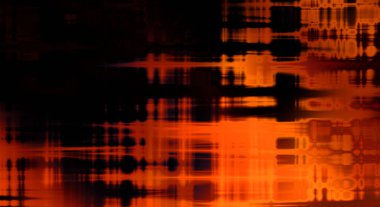 Soyut arkaplan. Yaşlanmış grunge dokusunda geometrik elementler. Farklı renk desenli grafiksel illüstrasyon.