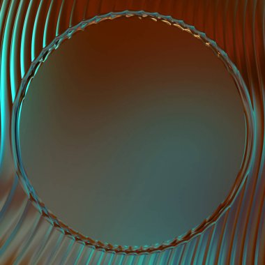 Soyut çerçeveli arkaplan. Renkli, canlı, dalgalı bir duvar kağıdı. Merkezi çerçeveli yaratıcı grafik 2d çizim. Dinamik şekilli modaya uygun sıvı örtüsü.