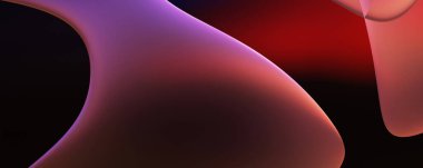 Soyut arkaplan. Değişken renk değişim dalgaları, dinamik hareketlerle. Işık dalgalarının neon renkli soyut tasarımı. Duvar kağıdı, afiş, arkaplan, kart, kitap illüstrasyonu, web sitesi.