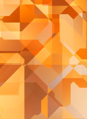 Renkli ve canlı geometrik şekiller katmanları var. Bir teknoloji planının dijital illüstrasyonu. Gelecekçi tasarım şablonu.