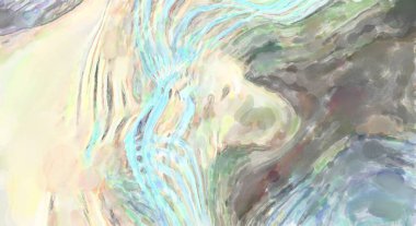 Suluboya fırça darbeleri. Modern sanat. Soyut doku. 2D çizim. Yüzeyde etkileyici el yapımı suluboya. Renkli bir fon. Çok renkli arkaplan. Çağdaş duvar sanatı. 