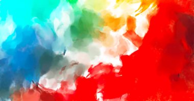 El yapımı sürreal soyut desenli suluboya. Modern sanatsal resim. 2D çizim. Arkaplan boyası karışımı. Yaratıcı duvar sanatı. Çağdaş sanat