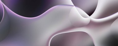 Soyut arkaplan. Değişken renk değişim dalgaları, dinamik hareketlerle. Işık dalgalarının neon renkli soyut tasarımı. Duvar kağıdı, afiş, arkaplan, kart, kitap illüstrasyonu, web sitesi.