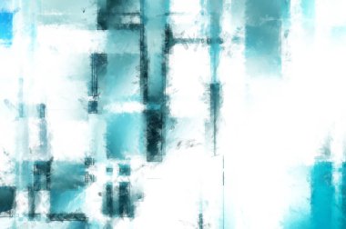 Modern sanat. Renkli çağdaş sanat eserleri. Renkli boya darbeleri. Soyut arkaplanda fırça darbeleri. Fırça boyası. Eşsiz duvar sanatı.