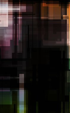 Fütürist soyut geometrik duvar kağıdı. Geometrik renkli şekiller. Dikdörtgen şekilli arka plan. Bir teknolojinin dijital illüstrasyonuName.