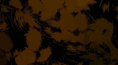 Canlı fırça darbeleriyle boyanmış. Renkli desenli resim. Fırçalanmış duvar kağıdını boya.