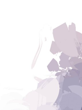 Taranmış Boyalı Soyut Arkaplan. Vahşi kaotik fırça darbeleri. Boya darbeleri. 2D İllüstrasyon. Fırça darbeli resim. 