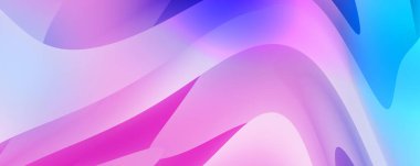 Soyut arkaplan. Renkli dalgalı tasarım duvar kağıdı. yaratıcı grafik 2D çizim. Dinamik şekilli modaya uygun sıvı örtüsü.