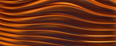 Soyut arkaplan. Renkli dalgalı yansıtıcı duvar kağıdı. Duvar kağıdı, afiş, arkaplan, kart, kitap kapağı veya web sitesi için grafiksel resimleme.