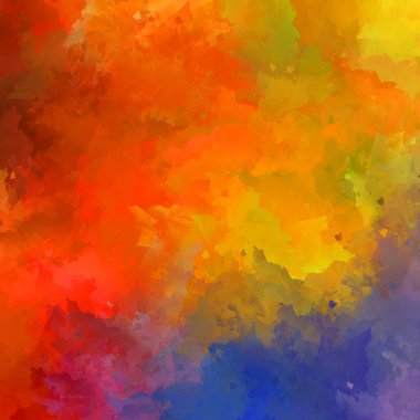 Boya darbeleri. 2D İllüstrasyon. Taranmış Boyalı Soyut Arkaplan. Fırça darbesi ile boyanmış. Modern sanat.