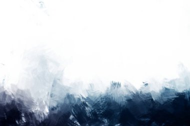 Canlı fırça darbeleriyle boyanmış. Renkli desenli resim. Fırçalanmış duvar kağıdını boya.