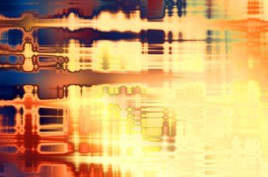 Soyut arkaplan. Yaşlanmış grunge dokusunda geometrik elementler. Farklı renk desenli grafiksel illüstrasyon.