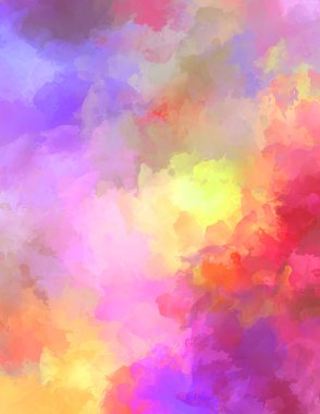 Sanatsal canlılık ve renkli duvar kağıdı. Taranmış Soyut Arkaplan. Fırça darbeli resim. 