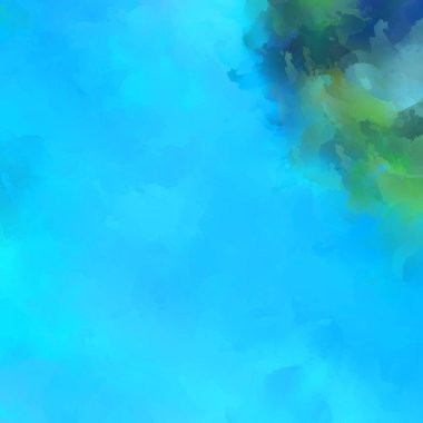 Yaratıcı soyut resim. Artistik fırça darbeleriyle donatılmış. Renkli ve canlı bir illüstrasyon. boyalı sanat.