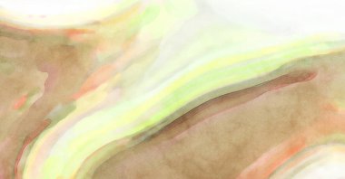 2D çizim. Sanatsal arkaplan resmi. Tablo üzerinde soyut resim. Çağdaş sanat. El yapımı resim. Renkli doku. Modern sanat eserleri. Yüzeyde suluboya fırça darbeleriyle boyama.