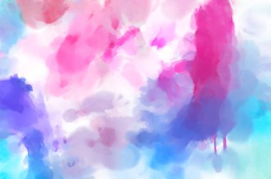 El yapımı sürreal soyut desenli suluboya. Modern sanatsal resim. 2D çizim. Arkaplan boyası karışımı. Yaratıcı duvar sanatı. Çağdaş sanat