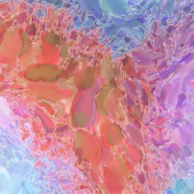 Çağdaş sanat. El işçiliğinin renkli dokusu. Modern resim. Yüzeyde suluboya vuruşlar. Sanatsal arkaplan resmi. Tablo üzerinde soyut resim. Fırça darbeleri. 