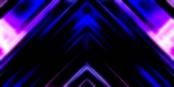 Abstract Stralende Geometrische Lichten Achtergrond Fractale Symmetrische Grafische Illustratie Intersecterende — Stockfoto