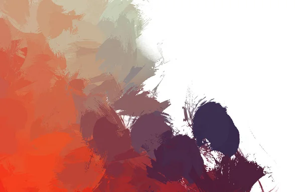 Wall Art Unique Creative Illustration Brush Stroked Painting Abstract Background — Stock Photo, Image