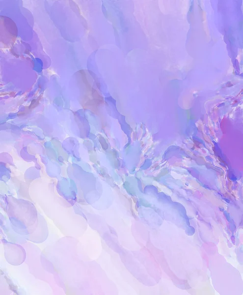 Aquarel Abstract Schilderen Met Pastelkleuren Zachte Kleur Geschilderde Illustratie Van — Stockfoto