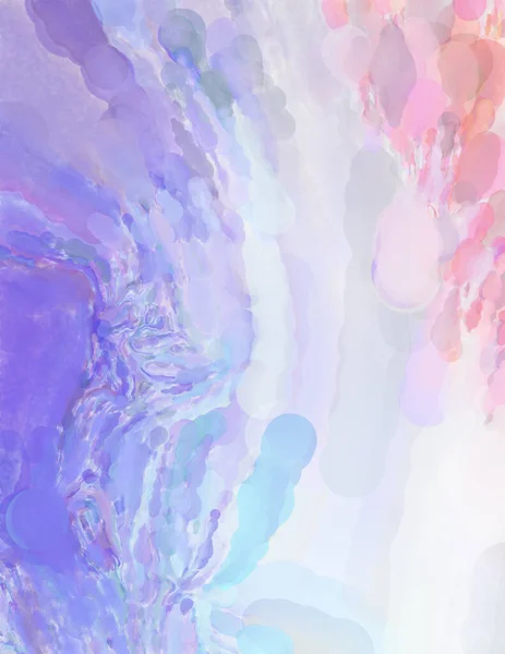 Watercolor Abstract Painting Pastel Colors Soft Color Painted Illustration Calming — Stock Photo, Image