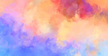 Renkli fırça darbelerinin soyut arkaplanı. fırçalanmış canlı duvar kağıdı. resmedilmiş sanat eseri. Eşsiz ve yaratıcı illüstrasyon.