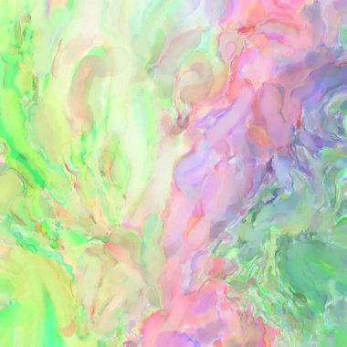 Çağdaş sanat. El işçiliğinin renkli dokusu. Modern resim. Yüzeyde suluboya vuruşlar. Sanatsal arkaplan resmi. Tablo üzerinde soyut resim. Fırça darbeleri.