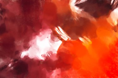 El yapımı sürreal soyut desenli suluboya. Modern sanatsal resim. 2D çizim. Arkaplan boyası karışımı. Yaratıcı duvar sanatı. Çağdaş sanat