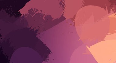 Fırça darbesi ile boyanmış. Sanatsal canlılık ve renkli duvar kâğıdı. Kaotik resim. Taranmış Boyalı Soyut Arkaplan. 