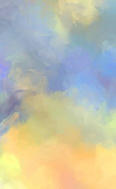 Sanatsal soyut arkaplan. Doku boyalı duvar kağıdı. Boya darbeleriyle yaratıcı bir illüstrasyon. Fırça desenli resim.