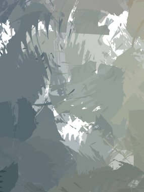 Renkli fırça darbelerinin 2B çizimi. Dekoratif doku resmi. Canlı boya desenli arka plan. Kaotik fırça darbeleri resim.