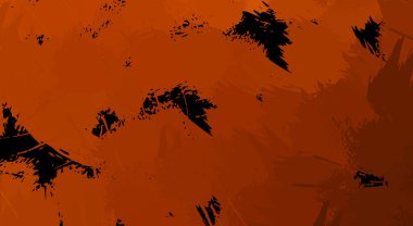 Canlı fırça darbeleriyle boyanmış. Renkli desenli resim. Fırçalanmış duvar kağıdını boya.