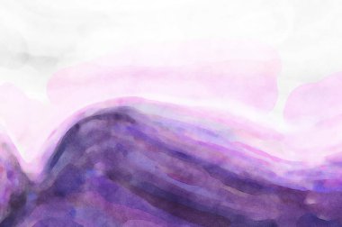 El yapımı sürreal soyut desenli suluboya. Modern sanatsal resim. 2D çizim. Arkaplan boyası karışımı. Yaratıcı duvar sanatı. Çağdaş sanat