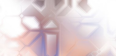 Renkli ve canlı geometrik şekiller katmanları var. Bir teknoloji planının dijital illüstrasyonu. Gelecekçi tasarım şablonu.