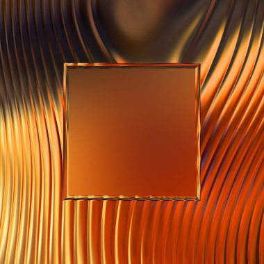 Soyut çerçeveli arkaplan. Renkli, canlı, dalgalı bir duvar kağıdı. Merkezi çerçeveli yaratıcı grafik 2d çizim. Dinamik şekilli modaya uygun sıvı örtüsü.